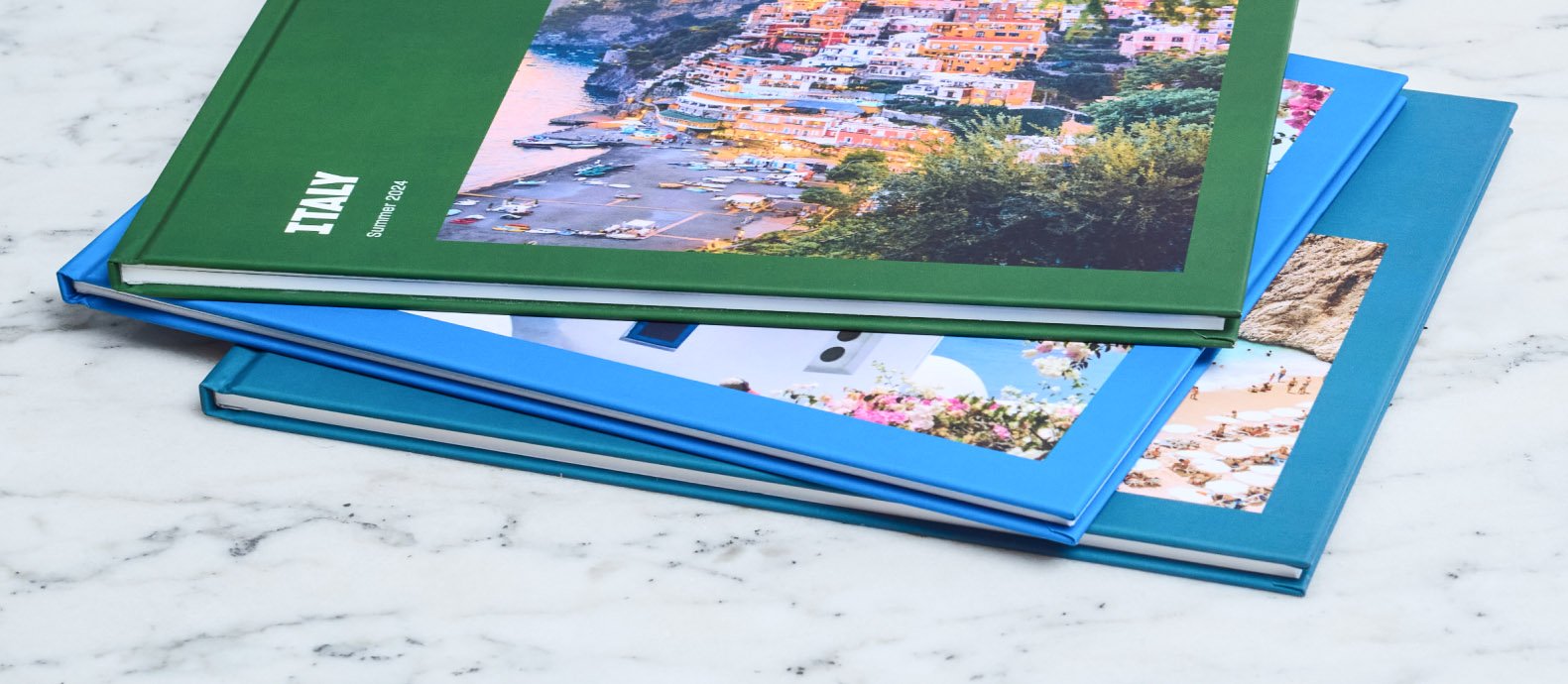 Stack of Popsa Photo Books